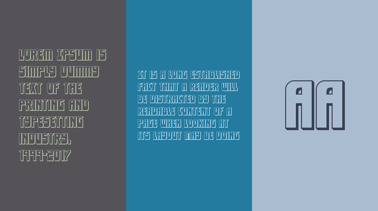 Eldebaran 3D Font Family