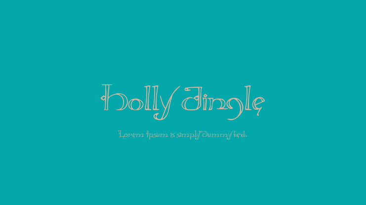 Holly Jingle Font Family