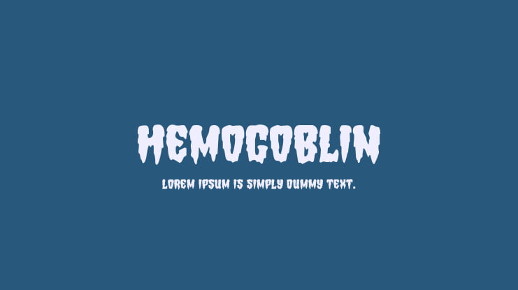 Hemogoblin Font Family