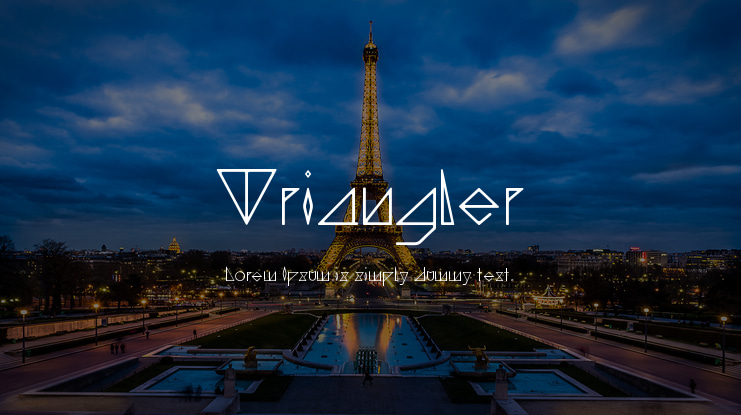 Triangler Font