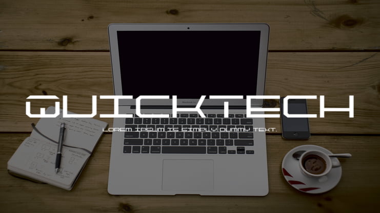 QuickTech Font Family
