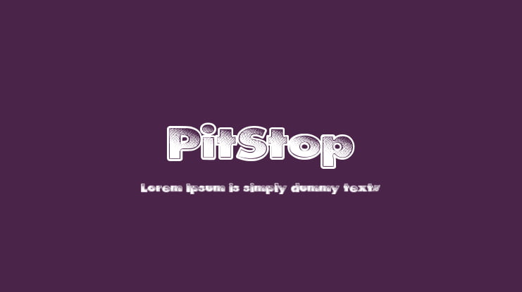 PitStop Font
