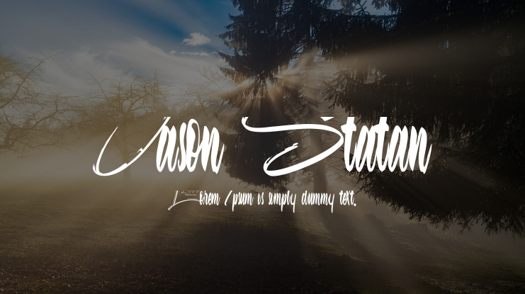 Jason Statan Font