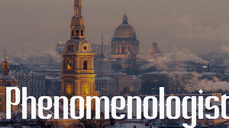 Phenomenologist Font