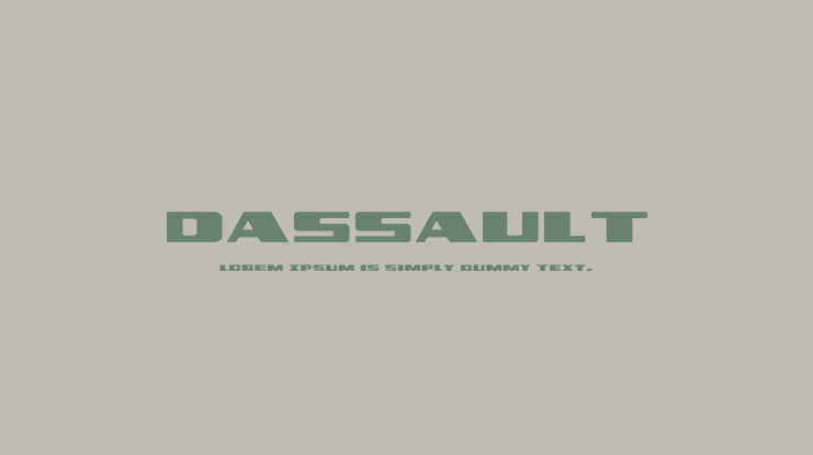 Dassault Font Family