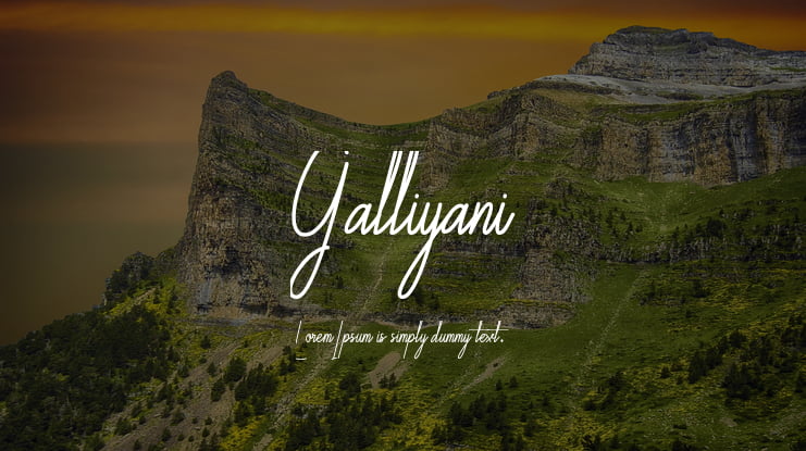 Galliyani Font