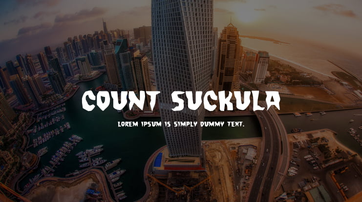 Count Suckula Font Family