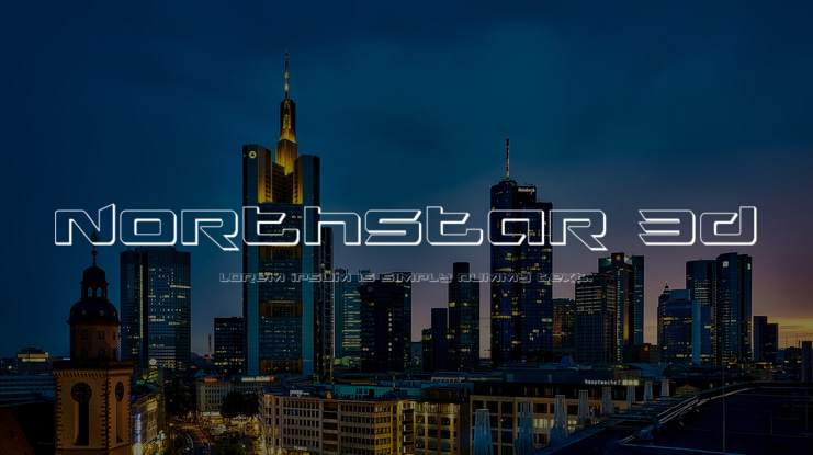 Northstar 3D Font Family