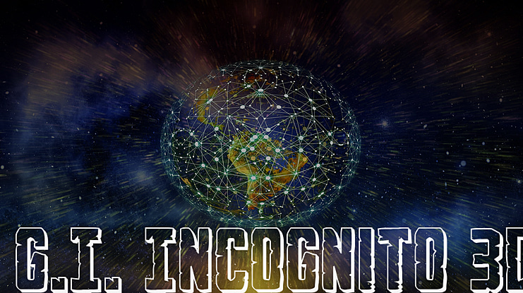 G.I. Incognito 3D Font Family