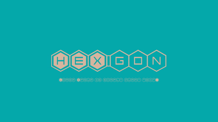 HEX:gon Font Family