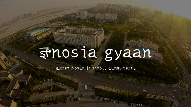 Gnosia gyaan Font