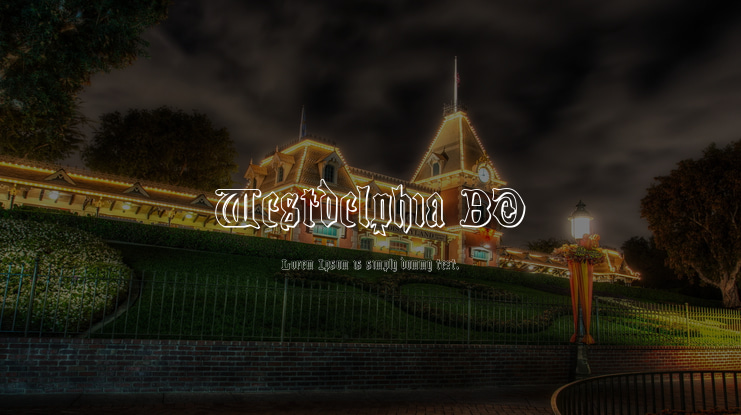 Westdelphia 3D Font Family