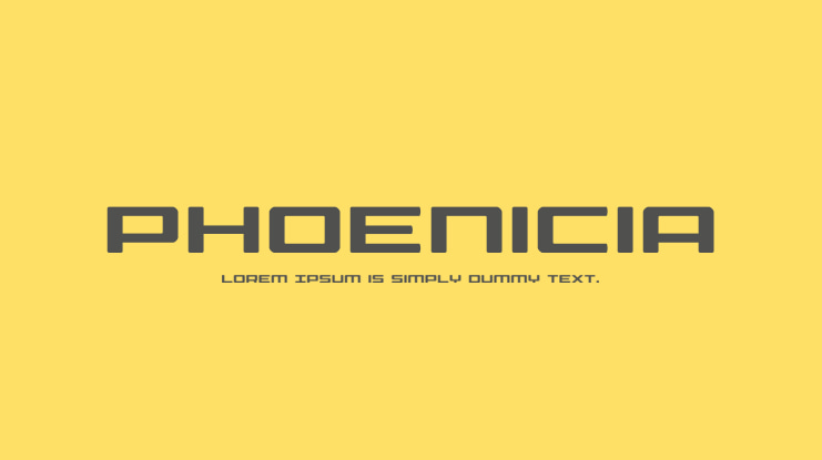 Phoenicia Font Family