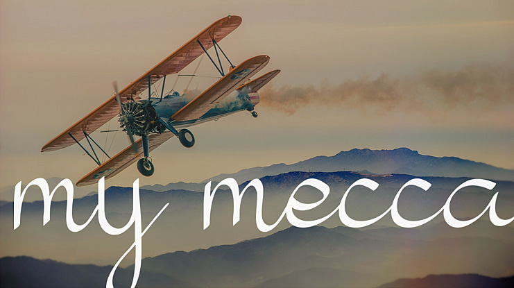 my mecca Font