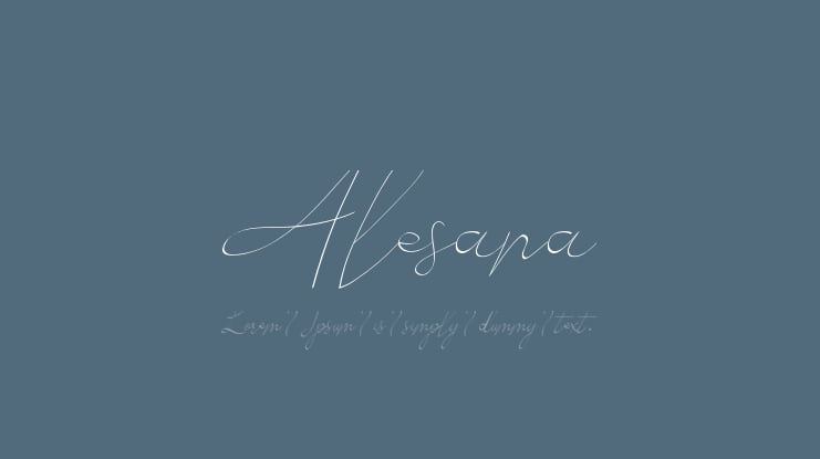 Alesana Font