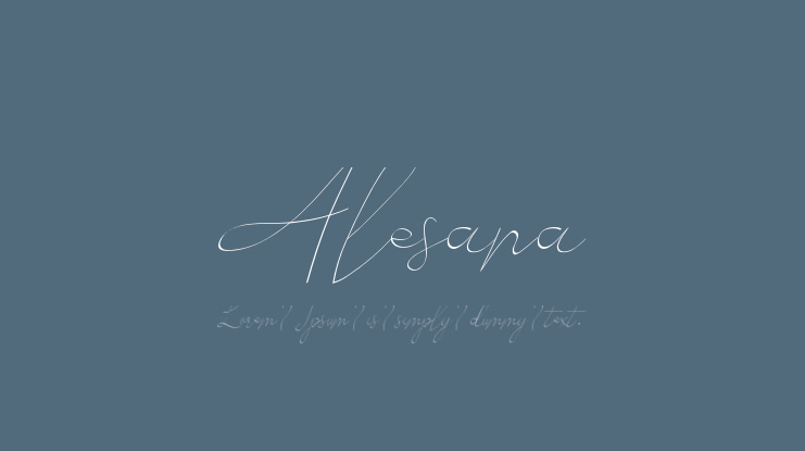 Alesana Font