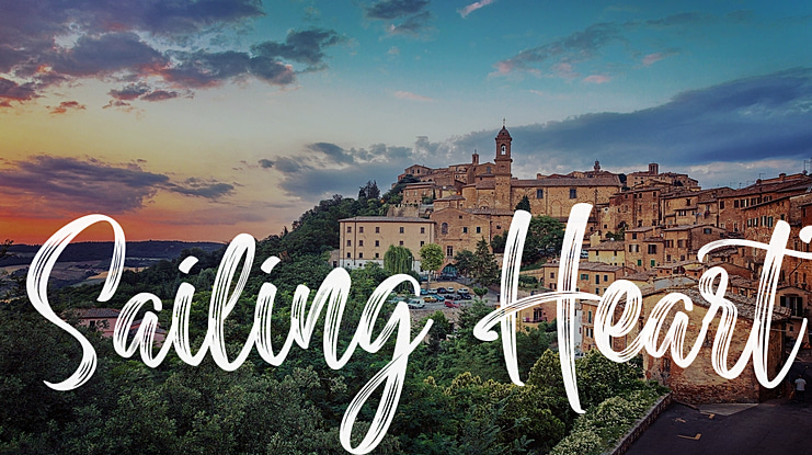 Sailing Heart Font
