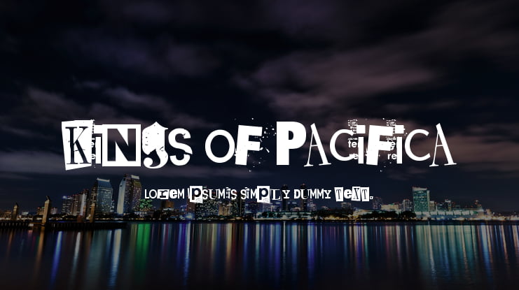 Kings of Pacifica Font