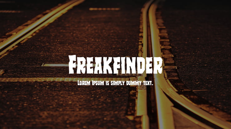 Freakfinder Font Family