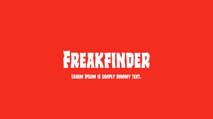 Freakfinder Font Family