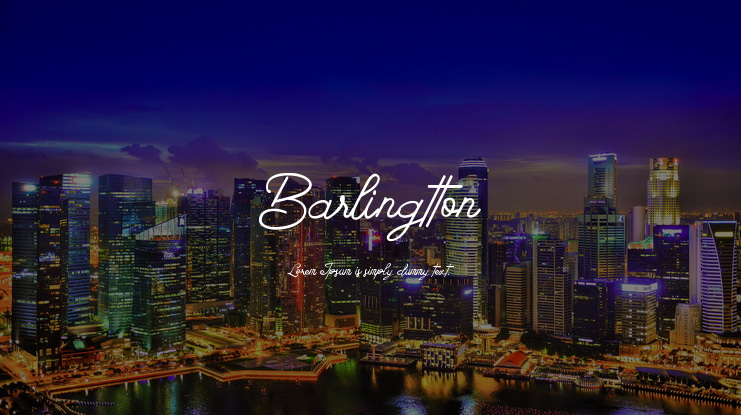 Barlingtton Font
