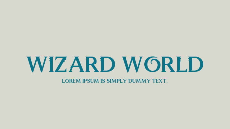 Wizard World Font