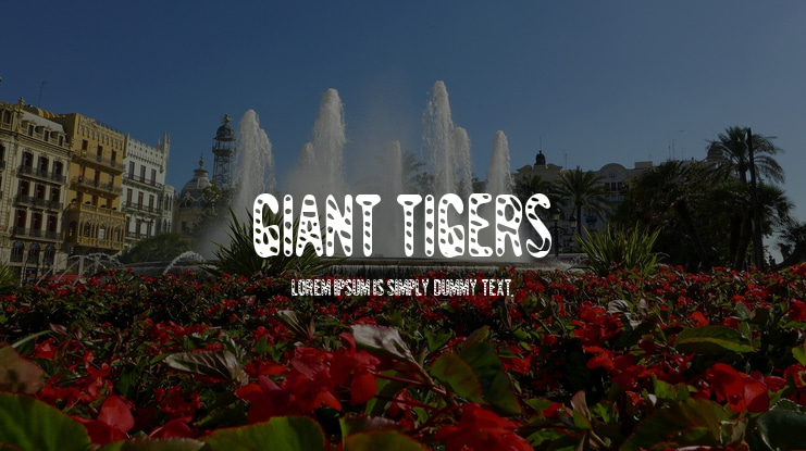 Giant Tigers Font