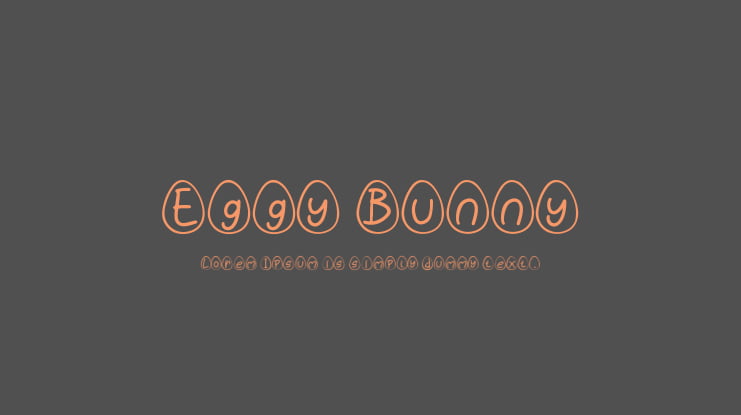 Eggy Bunny Font