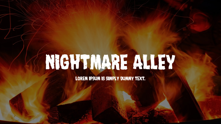 Nightmare Alley Font Family