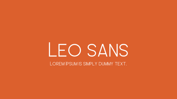 Leo Sans Font Family