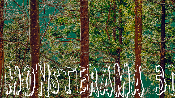 Monsterama 3D Font Family