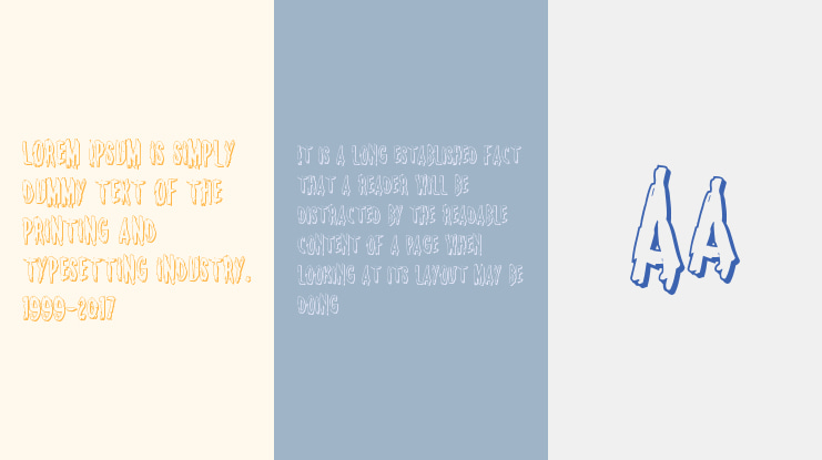 Monsterama 3D Font Family