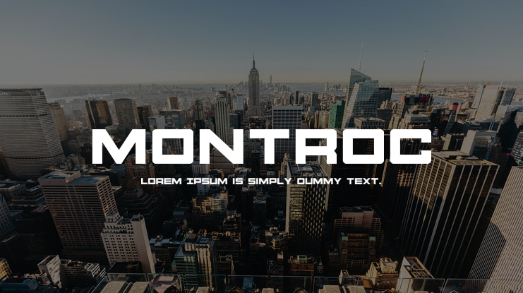 Montroc Font Family
