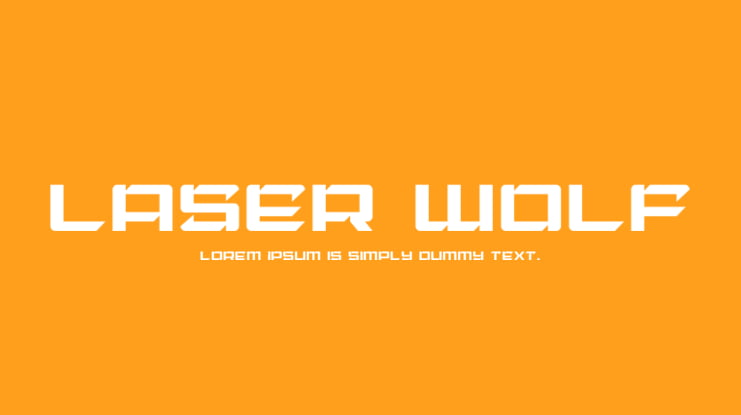 Laser Wolf Font Family