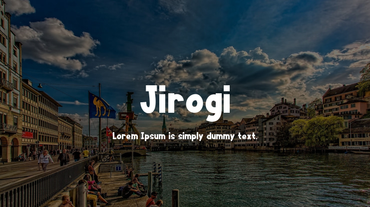 Jirogi Font