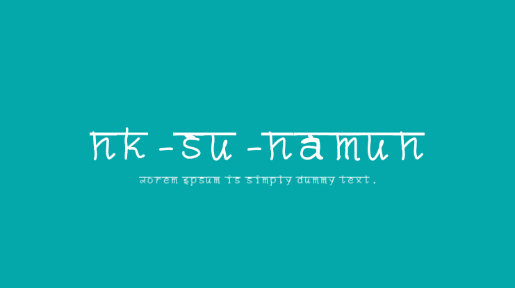 nk-su-namun Font