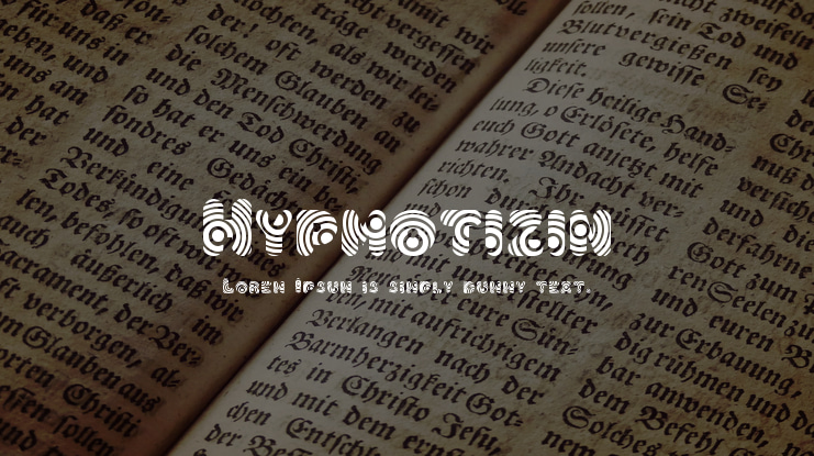 Hypmotizin Font