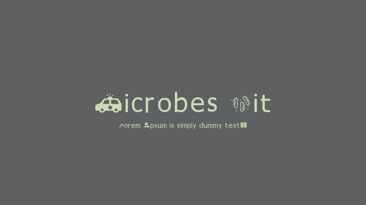 Microbes Kit Font