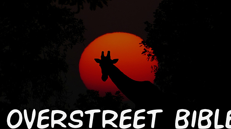 Overstreet Bible Font Family