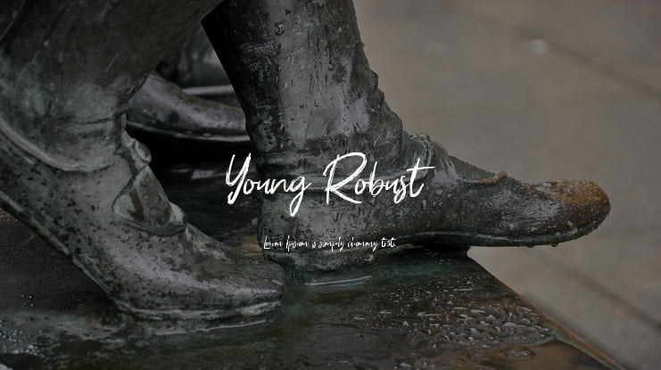 Young Robust Font