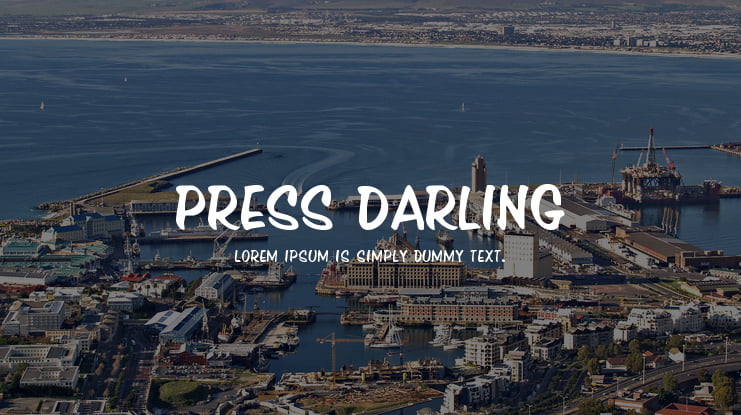Press Darling Font Family