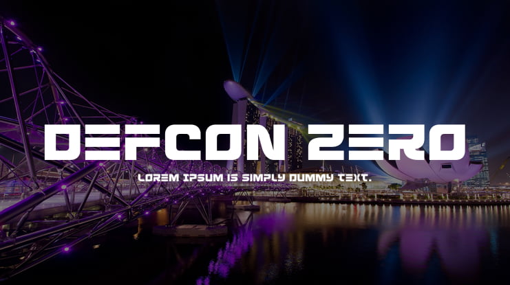 Defcon Zero Font Family