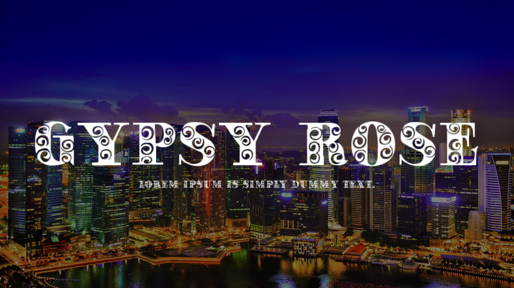 Gypsy Rose Font