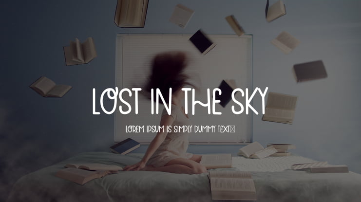 Lost In The Sky Font
