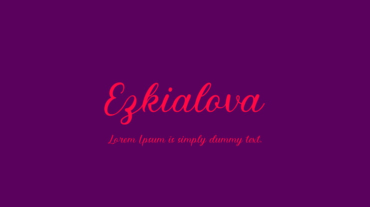 Ezkialova Font