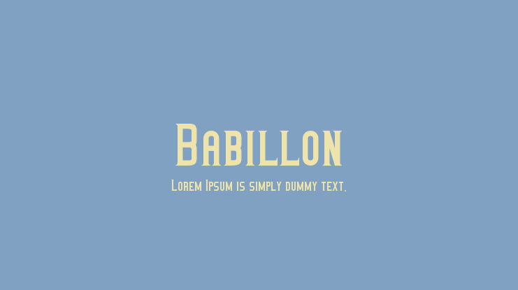 Babillon Font