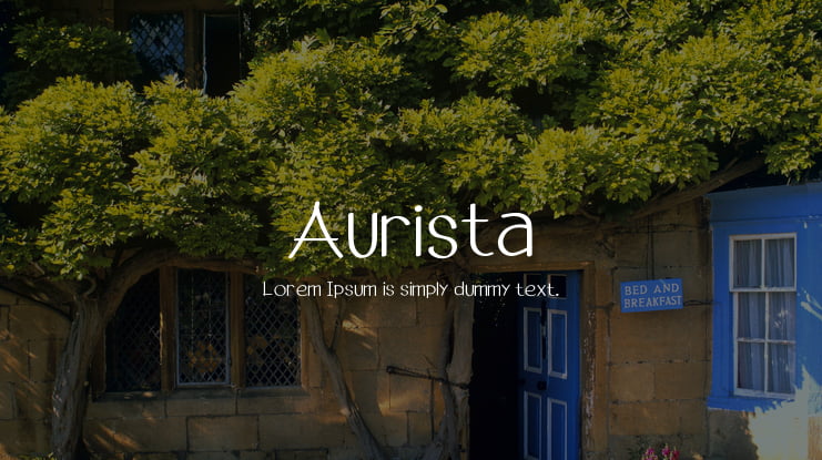 Aurista Font