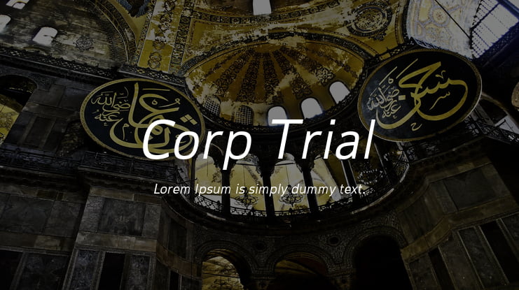 Corp Trial Font Family