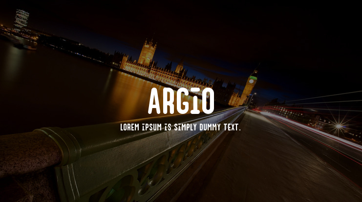 Argio Font