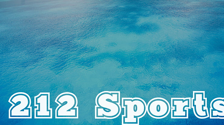 212 Sports Font